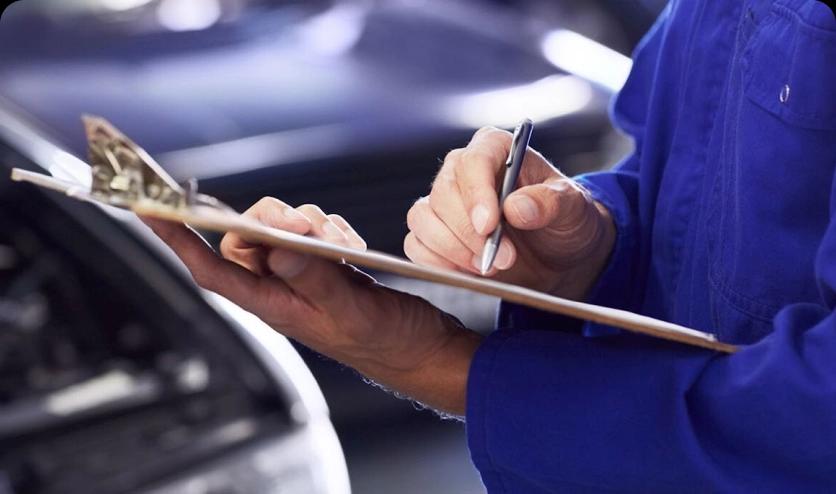 conducting vehicle inspection