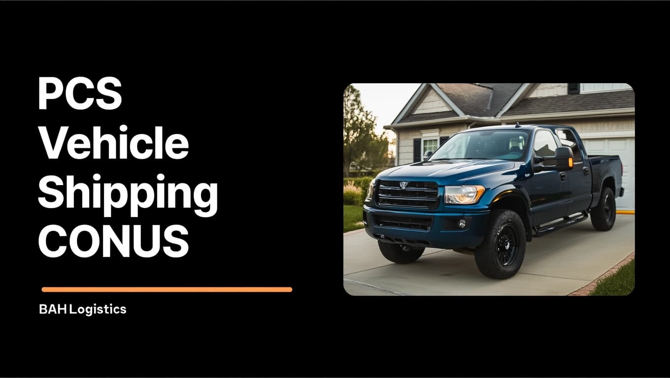 PCS Vehicle Shipping CONUS: How the Government Program Works